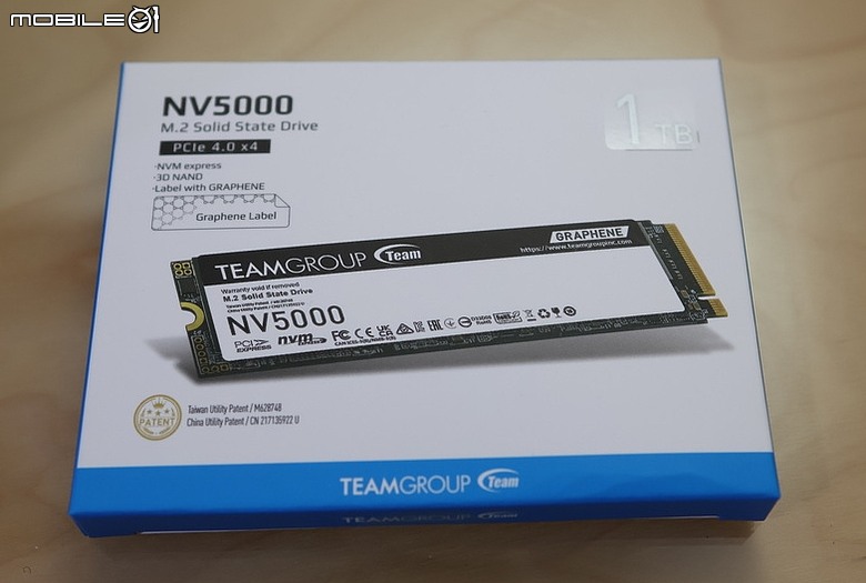 點我看大圖 十銓 TEAMGROUP NV5000 PCIe Gen4x4 M.2 SSD 固態硬碟入門款新星