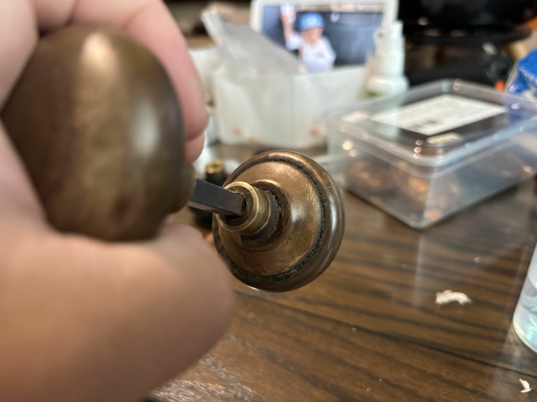 昭和銅製老件整理翻新,各位家裡還有這種五金嗎?