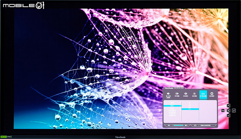 點我看大圖 ViewSonic XG2738-2K-OLED兼顧240Hz高速電競與鮮豔色彩開箱分享