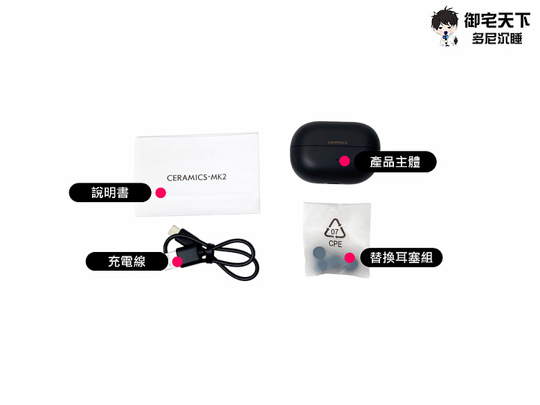 點我看大圖 開箱|【Rose technics 弱水時砂】Ceramics 琉璃 MK2 真無線藍牙耳機 - 旗艦架構下放又有深度降噪功能,千元卷王之作!