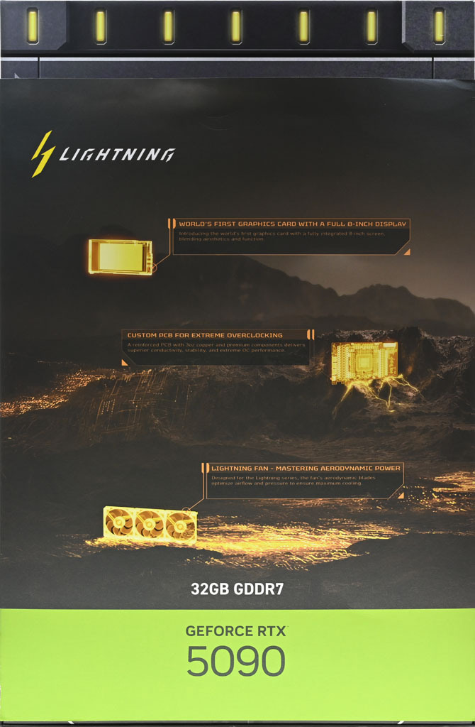 動爪玩MSI GEFORCE RTX 5090 32G LIGHTNING Z
