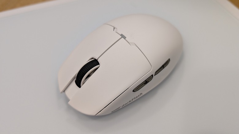 [簡易開箱]大飛DFM80 寂靜白 & DFM80 PRO 暗夜黑 & 玻璃滑鼠墊