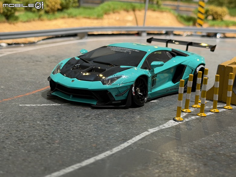 【遙控模型】LB★Works Lamborghini Aventador Limited Editon Ver.2 - DriftArt 4 蒂芙妮藍