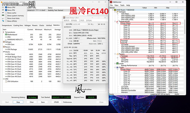 點我看大圖 當Intel U7 270K碰上AMD R7 9800X3D:遊戲、生產力與綜合表現解析