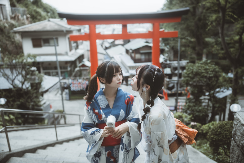 浴衣 JK 漫步鎌倉 with 28-70mm F2