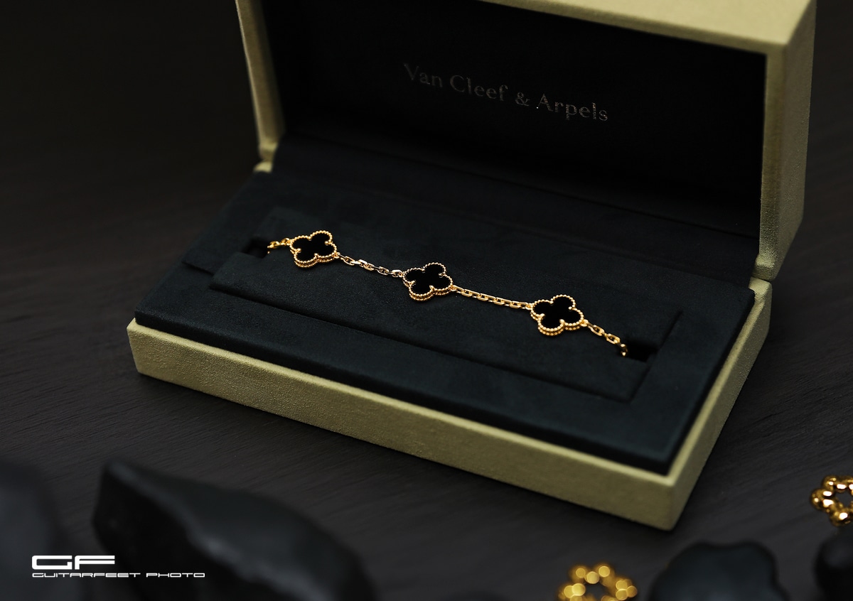 --黑金五花-- Van Cleef & Arpels 梵克雅寶 Vintage Alhambra 手鏈簡易開箱