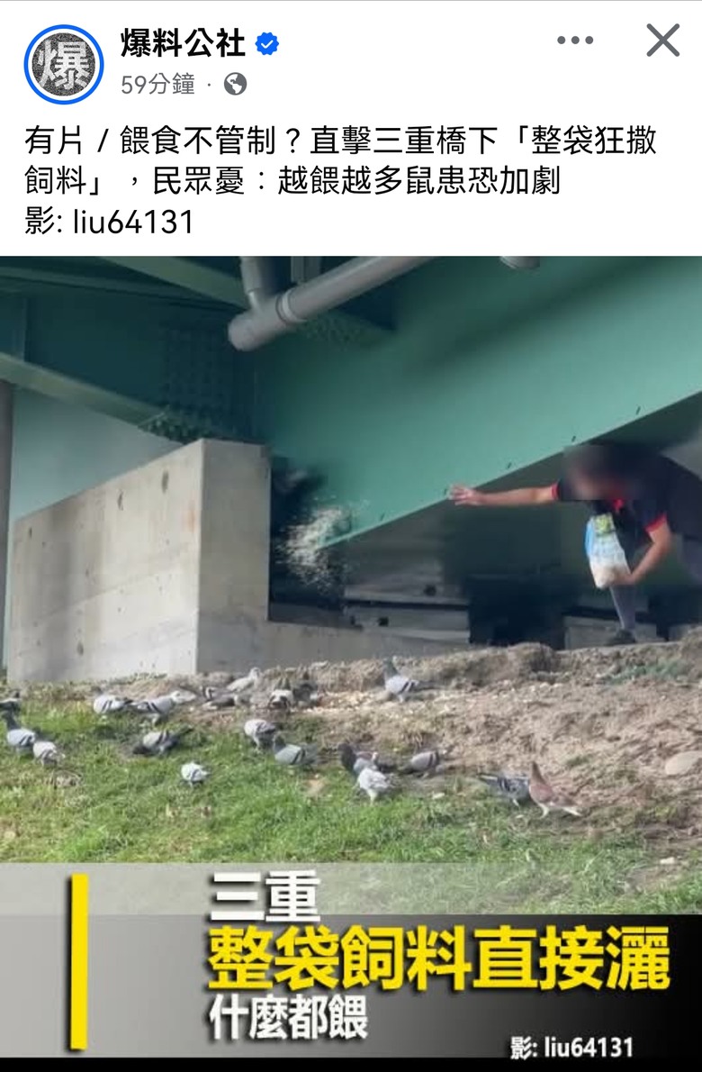 超有愛心 餵食老鼠