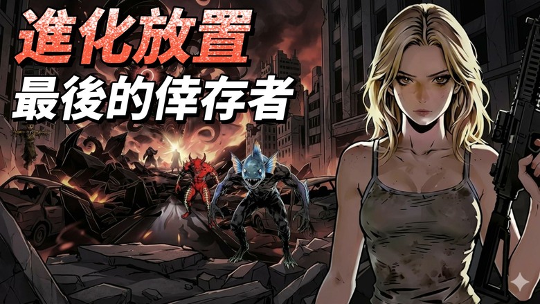 《進化放置：最後的倖存者》Evolution Idle: Last Survivor 末日生存開戰 點擊放置 RPG | 一邊掛機一邊進化 擊退無限屍潮與怪物進攻 末日第3天後 開啟自動功能