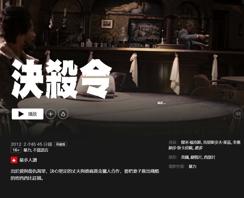 昆汀・塔倫提諾（Quentin Tarantino）被解救的姜戈《Django Unchained》2012 電影解析