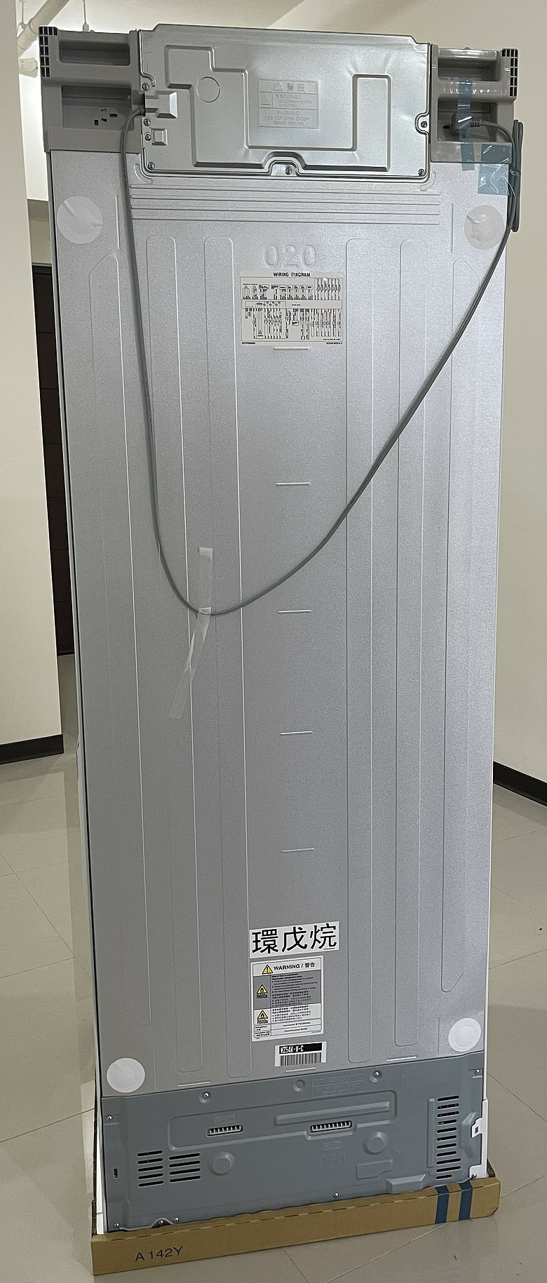 【試用】三菱電機日製電冰箱 MR-WZ54K 安裝篇-日式匠心工藝打造鏡面質感