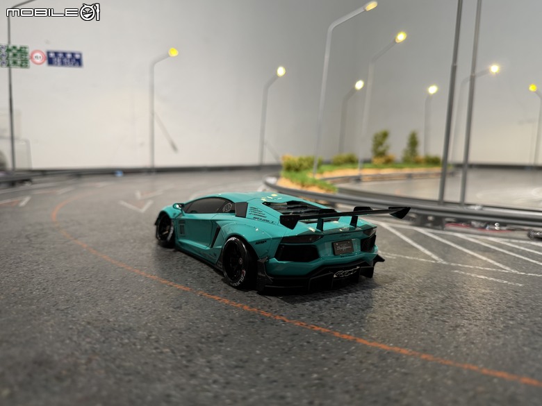 【遙控模型】LB★Works Lamborghini Aventador Limited Editon Ver.2 - DriftArt 4 蒂芙妮藍