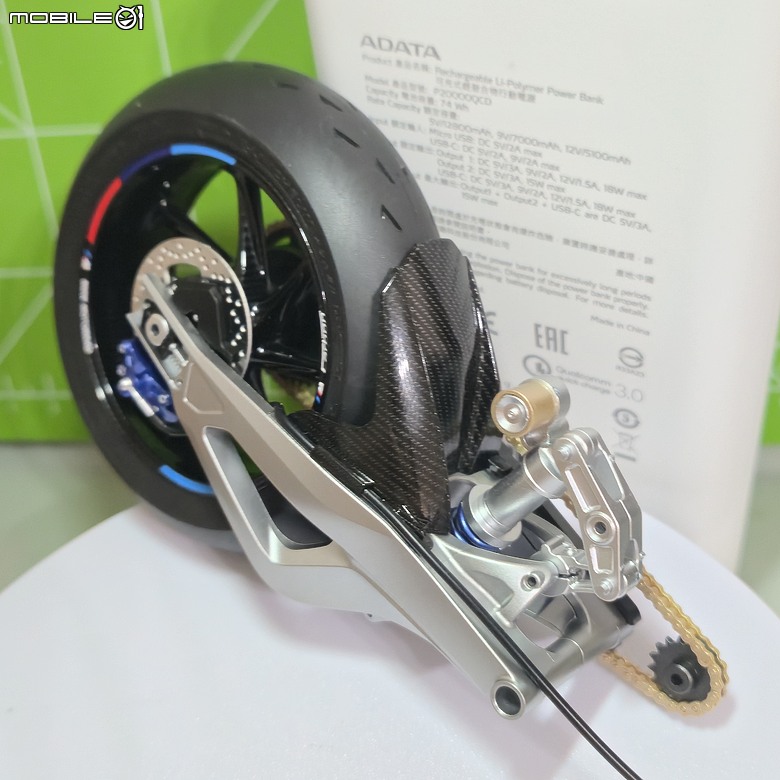 點我看大圖 🔧【模型新手也能輕鬆組 Part5】🏍️ 1/9 MENG MT-009S 1/9 BMW M1000RR 悅色版