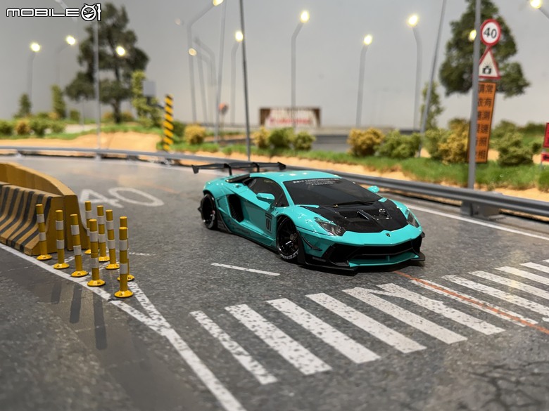 【遙控模型】LB★Works Lamborghini Aventador Limited Editon Ver.2 - DriftArt 4 蒂芙妮藍