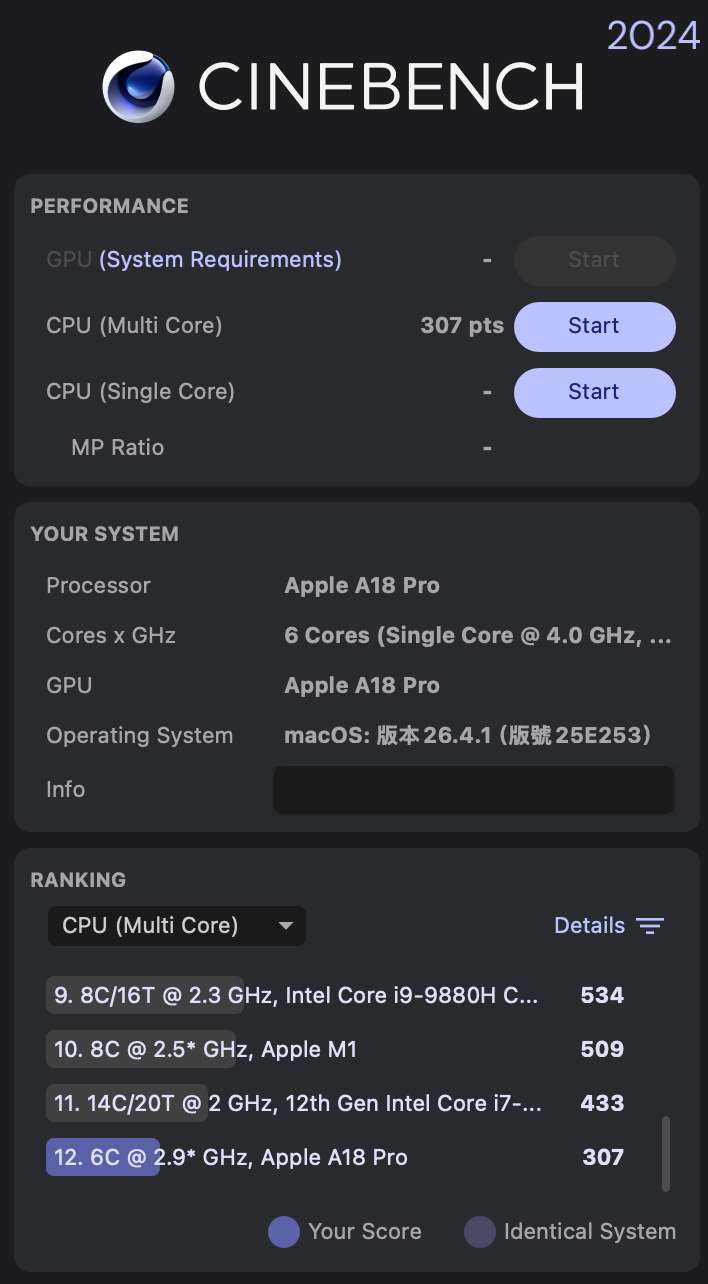 Apple MacBook Neo 開箱初步測試｜挑戰入門級筆電的超高 CP 值之作