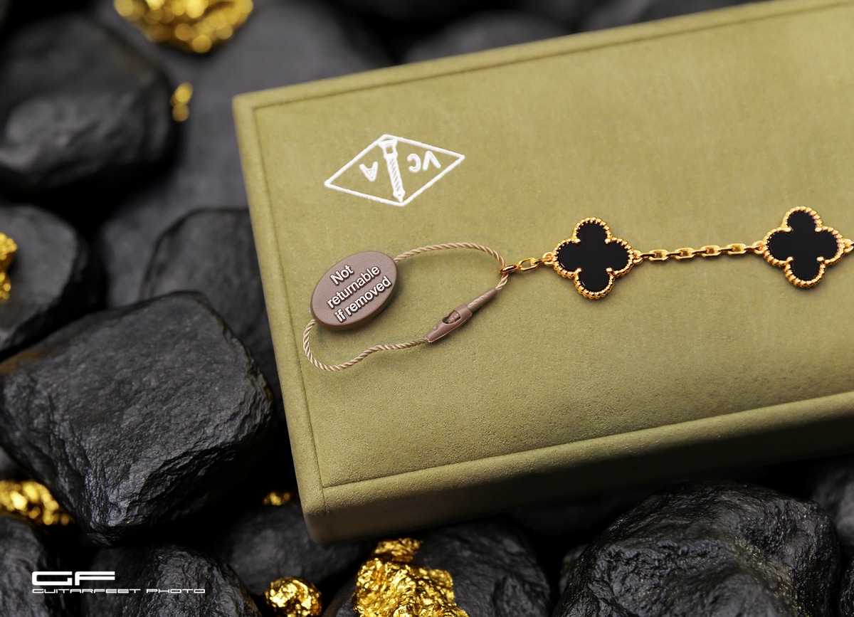 --黑金五花-- Van Cleef & Arpels 梵克雅寶 Vintage Alhambra 手鏈簡易開箱