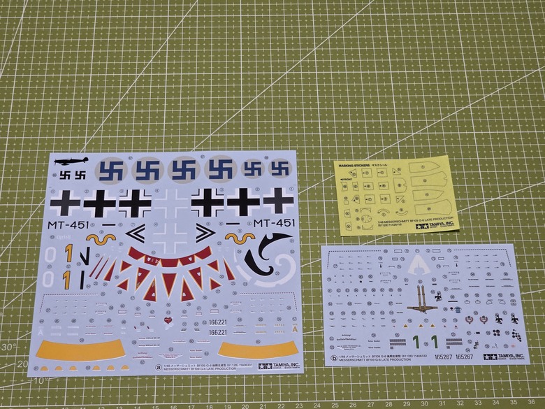 【上市前樣品開盒】TAMIYA 新製品 1/48 Messerschmitt Bf109 G-6 Late Production #61128