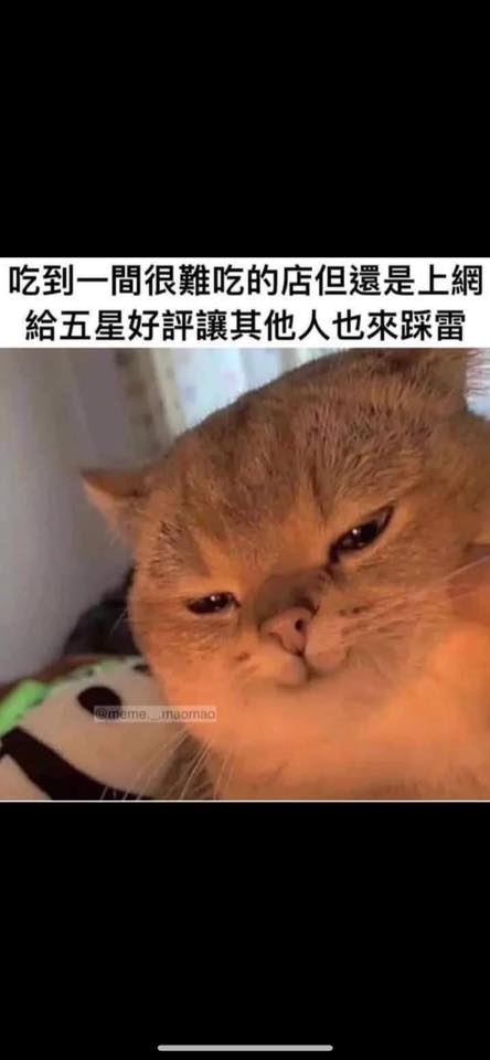 剛剛中午去貓空一間餐廳吃，吃完打一星評價，居然被店家打電話過來關切