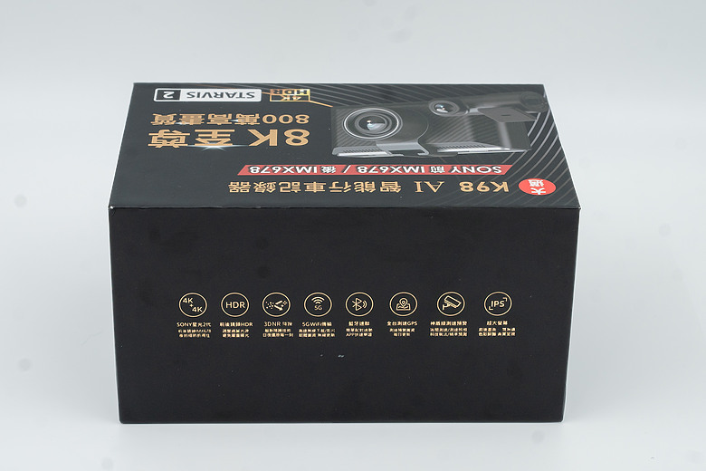 點我看大圖 前後都 4K SONY Starvis2 到底有多強?大邁 K98 開箱實測|業界首創雙 IMX678 旗艦行車記錄器