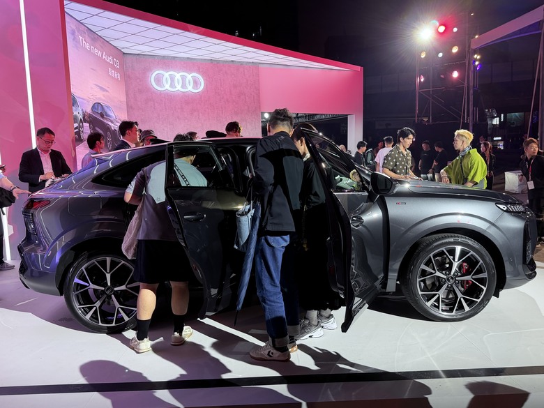 點我看大圖 摸到新奧迪Q3實車後心得