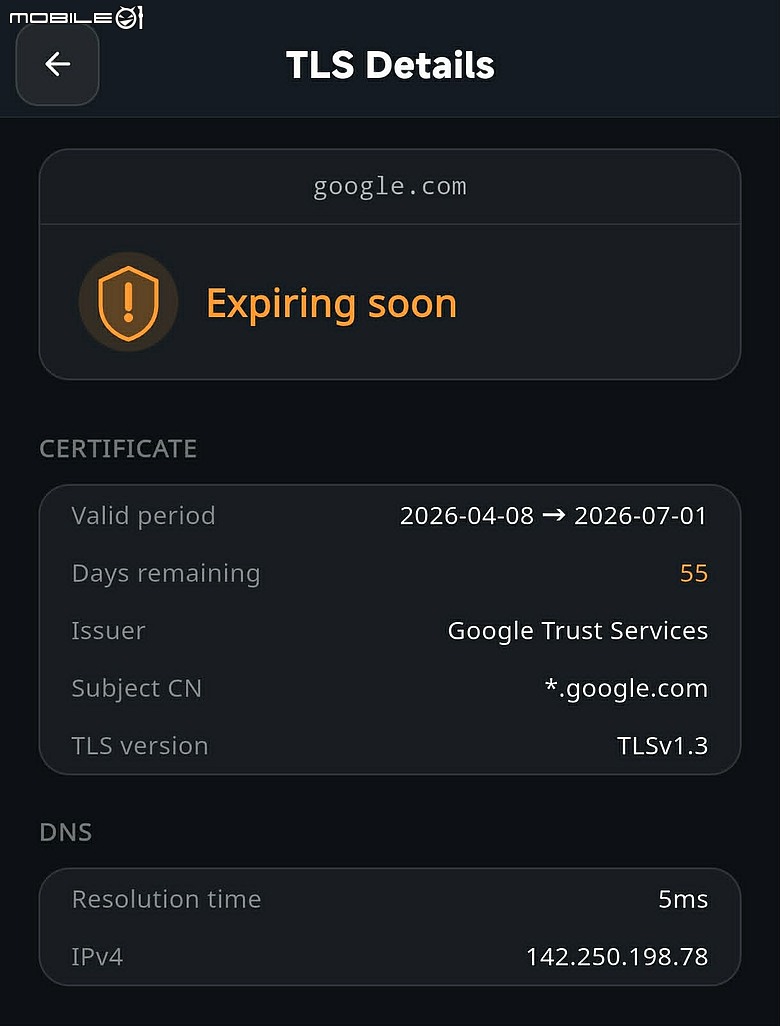 [自推] Android 網路監控 app 分享：TLS 憑證、Latency、TCP Port 檢查