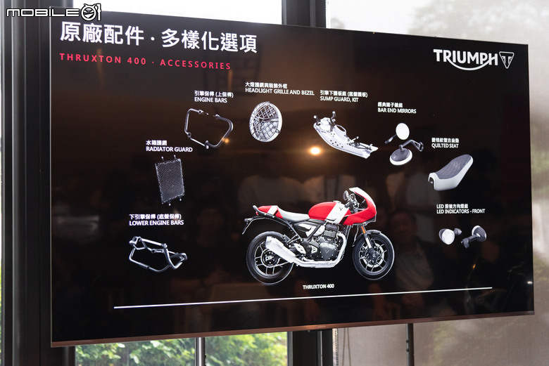 Triumph Thruxton 400 極速登場！21.98萬元坐擁英倫經典！