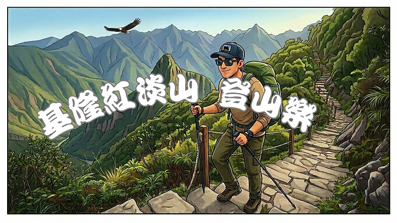 【基隆🌄 紅淡山登山樂】🏞️在地人私藏的「基隆陽明山」！輕鬆好走，登頂360度 零死角俯瞰「五基」絕美大景 #安哥遊蹤