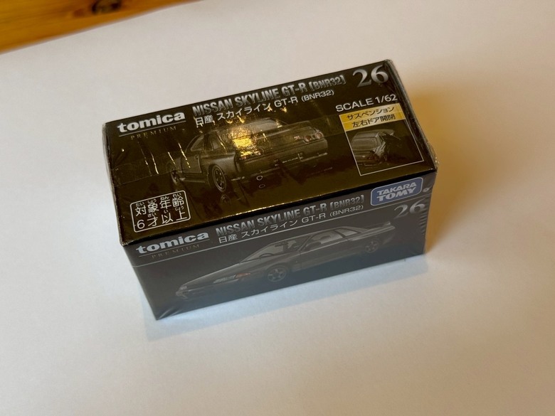 意外抱回「東瀛戰神」！Tomica Nissan GT-R BNR32 盒玩分享