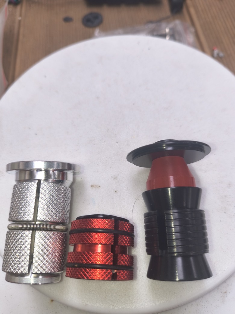 自組碟煞鈦合金小徑+鋼管小徑