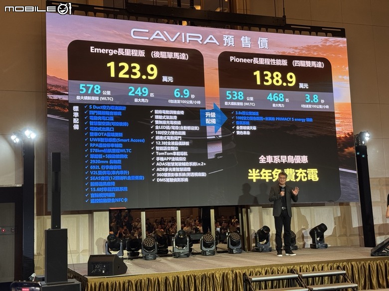 預售價123.9萬起登場！鴻華先進純電行旅Foxtron Cavira預接單啟動