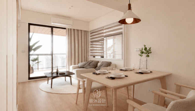 【開箱】日系奶油宅-14坪-預算花對位置，整個家直接升級｜高雄室內設計