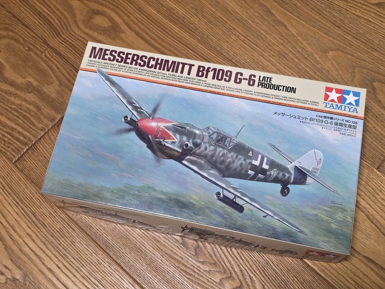 【上市前樣品開盒】TAMIYA 新製品 1/48 Messerschmitt Bf109 G-6 Late Production #61128