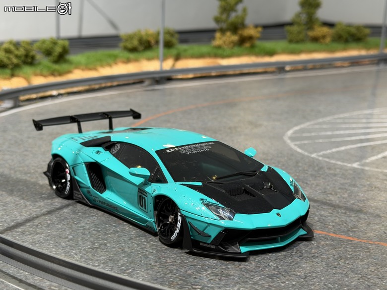 【遙控模型】LB★Works Lamborghini Aventador Limited Editon Ver.2 - DriftArt 4 蒂芙妮藍
