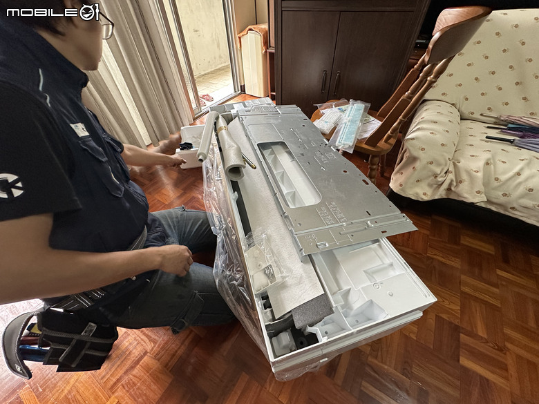 「體驗合作」三菱電機變頻空調靜音大師,GA旗艦系列一級能效變頻分離式冷暖冷氣【安裝篇】