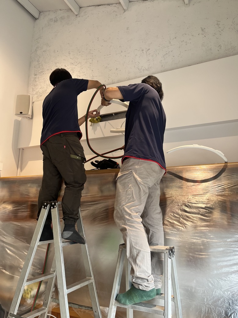【與三菱電機體驗合作】挑高空間冷氣安裝開箱，完整施工紀錄分享