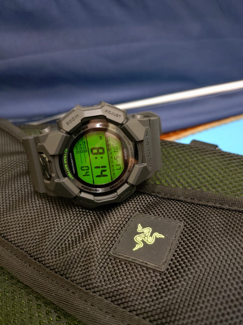 開箱：G-SHOCK 電光綠 GD-010 & RAZER