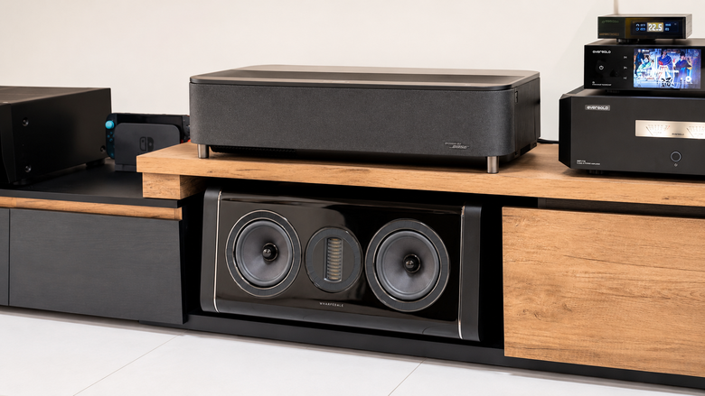 【案例分享】Wharfedale Elysian 3 5聲道劇院系統 × Integra DRX-5.4 × Epson LS970 120 吋菲涅爾布幕