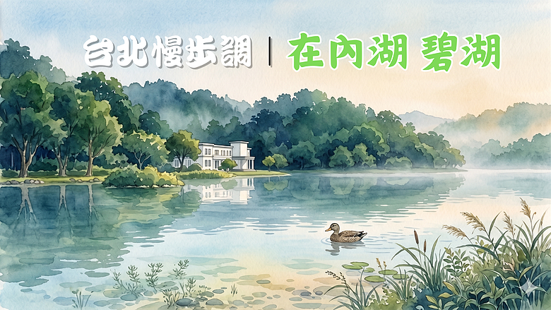 【台北慢步調｜在🏞️內湖碧湖】揮霍一整個下午的🤩溫柔 #安哥遊蹤