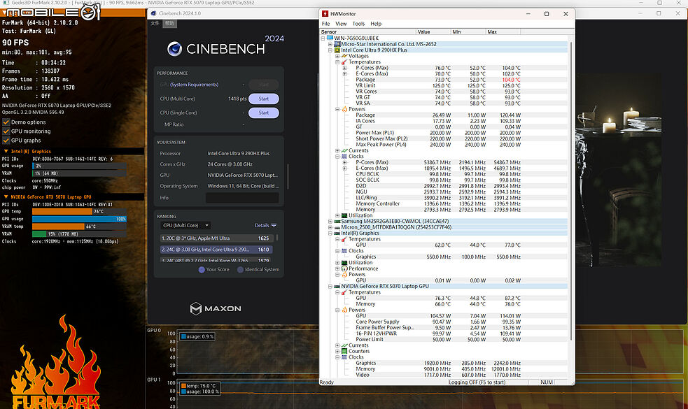 MSI Crosshair 16 Max HX E2W｜鎖定勝負的精準效能控制