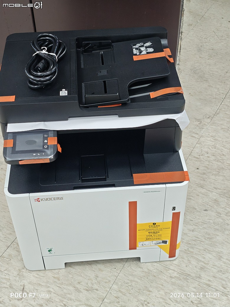 點我看大圖 分享,京瓷MA2101cwfx彩色多功事務機。裝機