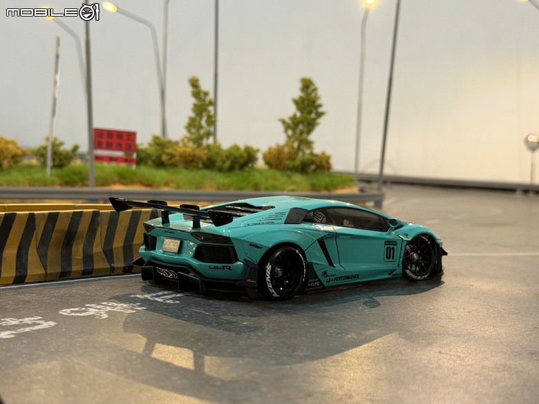 【遙控模型】LB★Works Lamborghini Aventador Limited Editon Ver.2 - DriftArt 4 蒂芙妮藍
