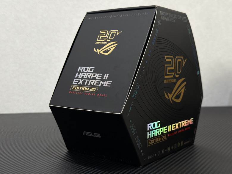 【開箱】24K鍍金aka尊爵不凡版敗家之眼｜ROG 20週年限定版鍵鼠組+鍵帽