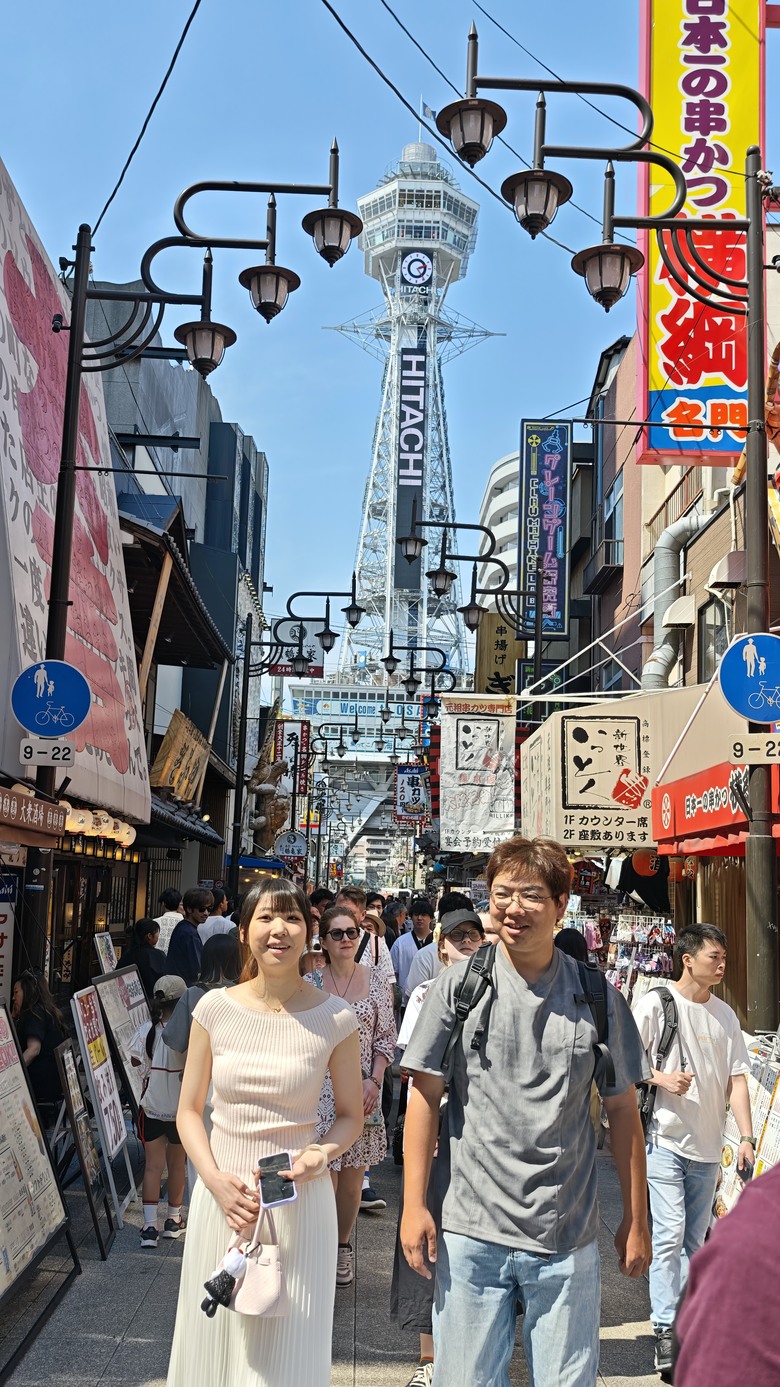 我與智能眼鏡的三天兩夜大阪快閃行 - Day2~Day3 - 天神橋筋商店街 / 梅田KYK炸豬排 / 阪急三番街 / 綱敷天神社御旅社 / 讀賣電視台柯南群像 / 通天閣 / 日本橋 / 達摩串炸 / 堺筋俱樂部 / INNN共乘體驗分享