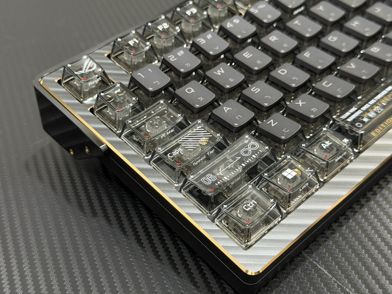 【開箱】24K鍍金aka尊爵不凡版敗家之眼｜ROG 20週年限定版鍵鼠組+鍵帽