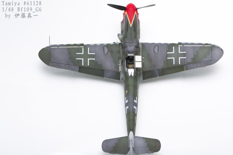 【模型樣品製作】TAMIYA 1/48 Bf109 G-6 後期型 #61128