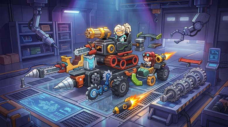 《賽車大師:競速 PVP》6月17日更新 Car Master: Racing PVP 打造瘋狂戰車 征服全球競技場 | 自由收集引擎、車架、輪胎、武器與特殊零件 打造高速跑車、重裝坦克或武裝機械車