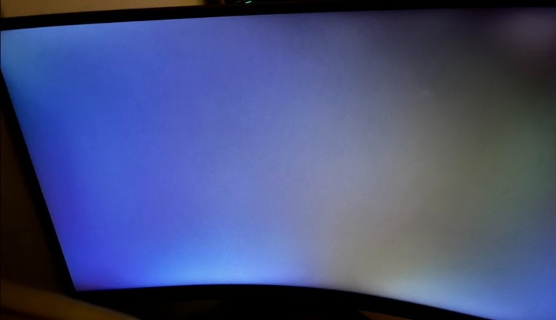 三星 27型 Odyssey G5電腦曲面螢幕不顯示故障