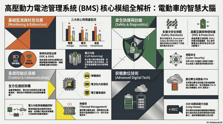 汽車動力系統技術分享 : 【BMS】高壓動力電池管理系統 (Battery Management System)