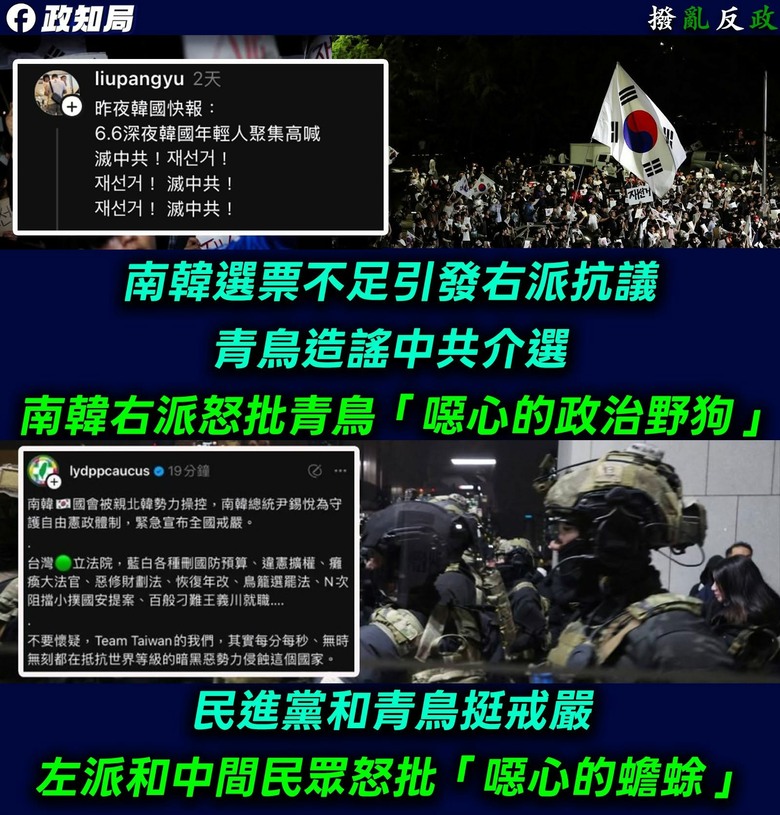 綠網軍超譯丟臉到國外 韓人罵爆青鳥「噁心的政治野狗」