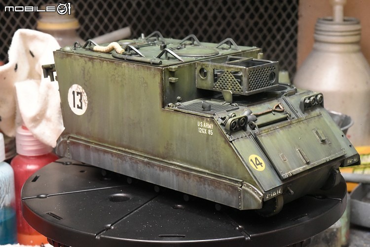 [模型製作記] M577 裝甲指揮車 1/35
