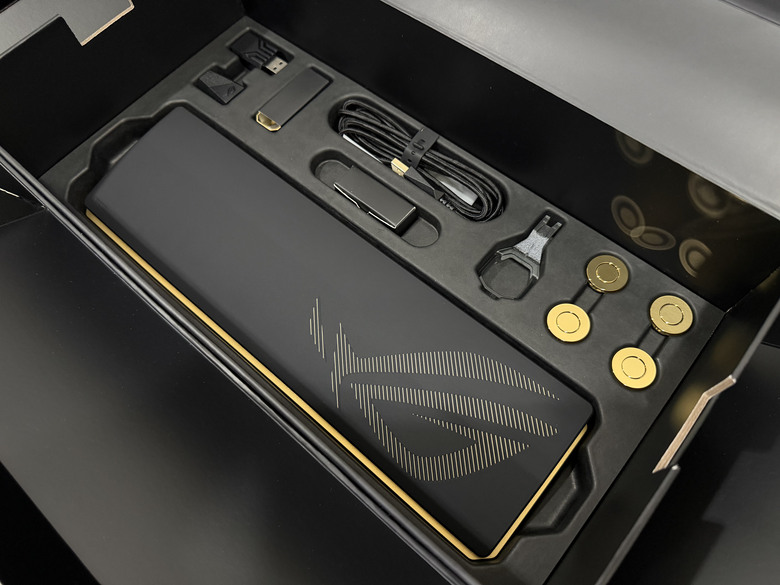 【開箱】24K鍍金aka尊爵不凡版敗家之眼｜ROG 20週年限定版鍵鼠組+鍵帽